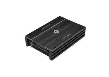 Helix One 1-channel subwoofer amplifier with integrated active crossover and 1 Ohm stability (Class D)