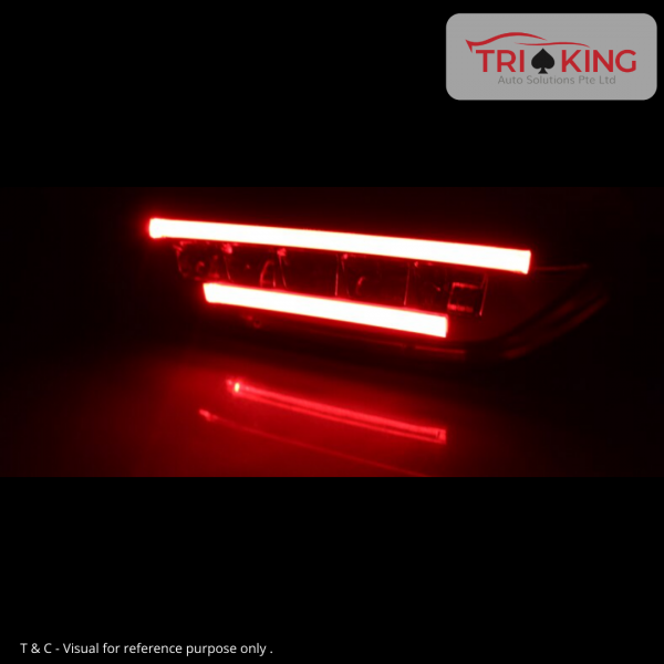 Toyota CHR JDM LED DRL Rear Bumper Reflector Light Fog Brake tail lamp