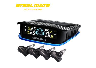 Steelmate X2 Carbon Outlook Dual-modes Inner Sensor Solar Power TPMS