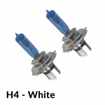 H4 , H7, H11, 9006 Halogen Bulb (White)