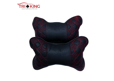 Premium PU Leather Headrest Neck Pillow